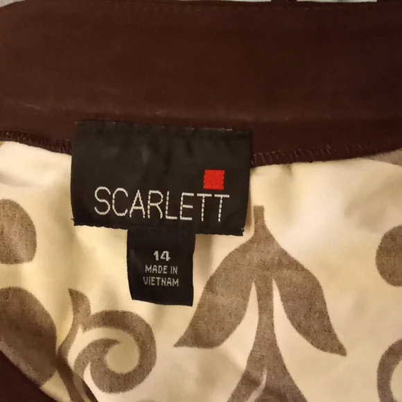 Scarlett, size 14 colorful dress - Picture 3 of 3